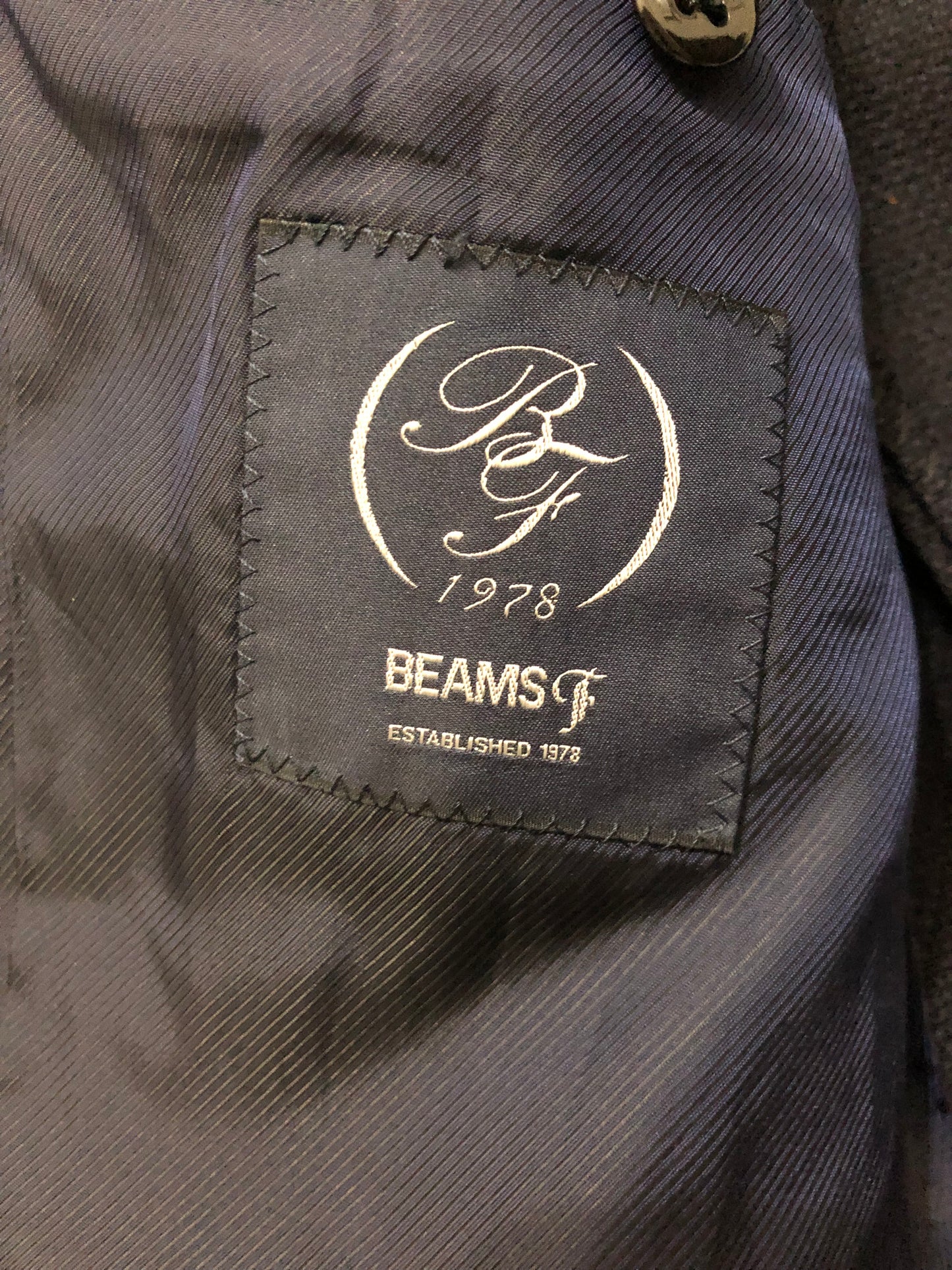 BEAMS Fビームスエフダブル金ボタンホップサックジャケット44