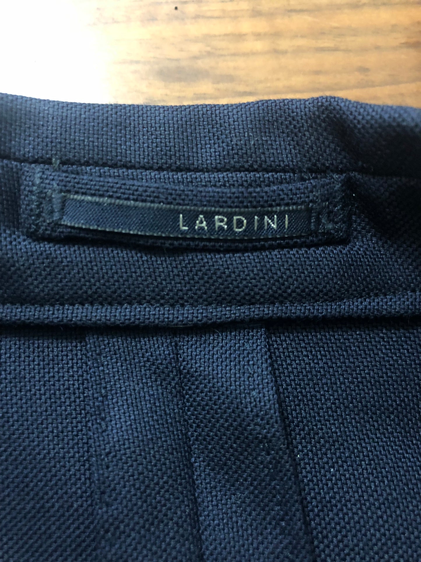 LARDINIラルディーニネイビーホップサックジャケット48新ロゴ