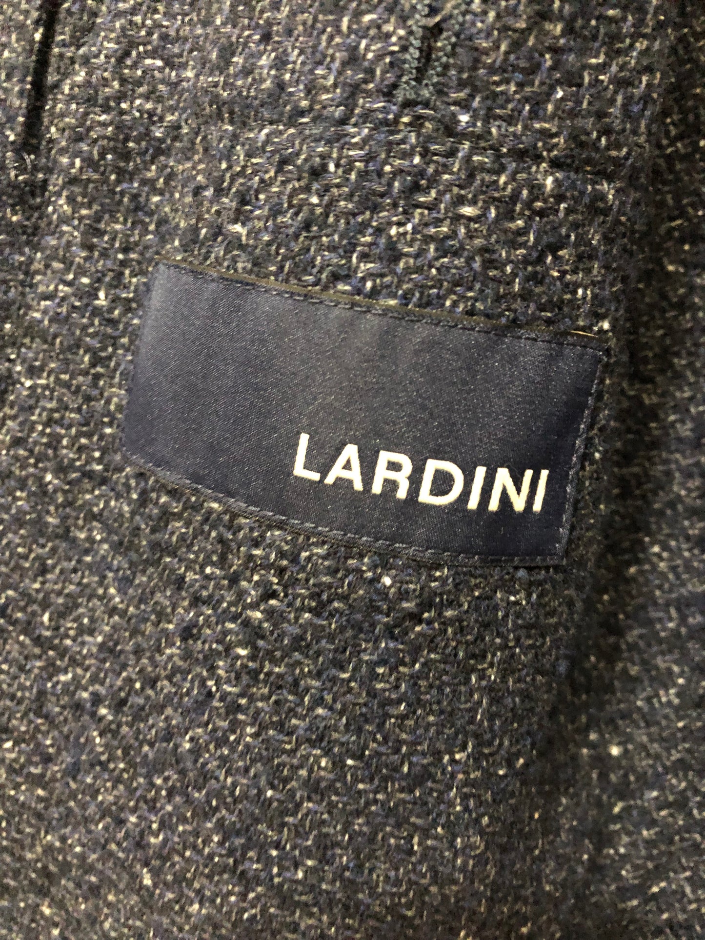 【春夏】LARDINIラルディーニカシミア混ネイビージャケット50