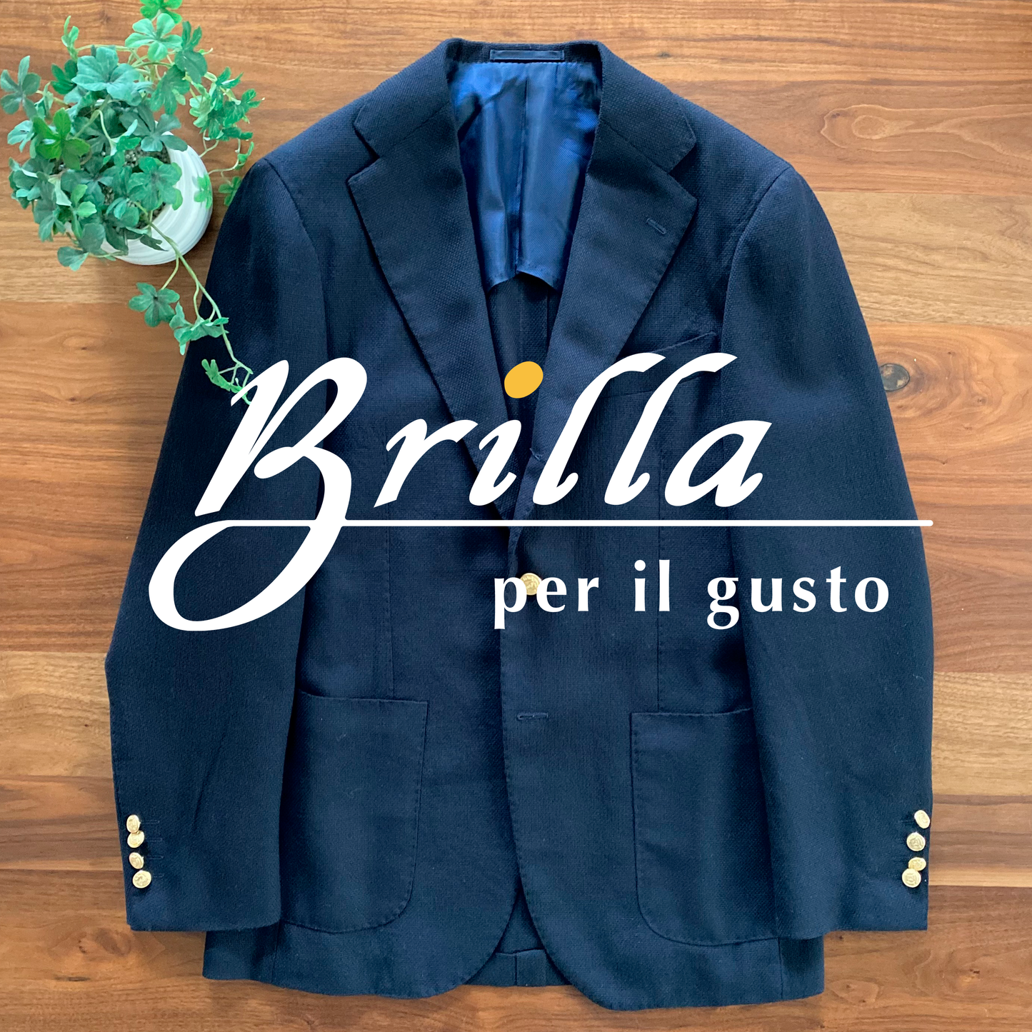 Brilla per il gusto金ボタンブレザージャケット48