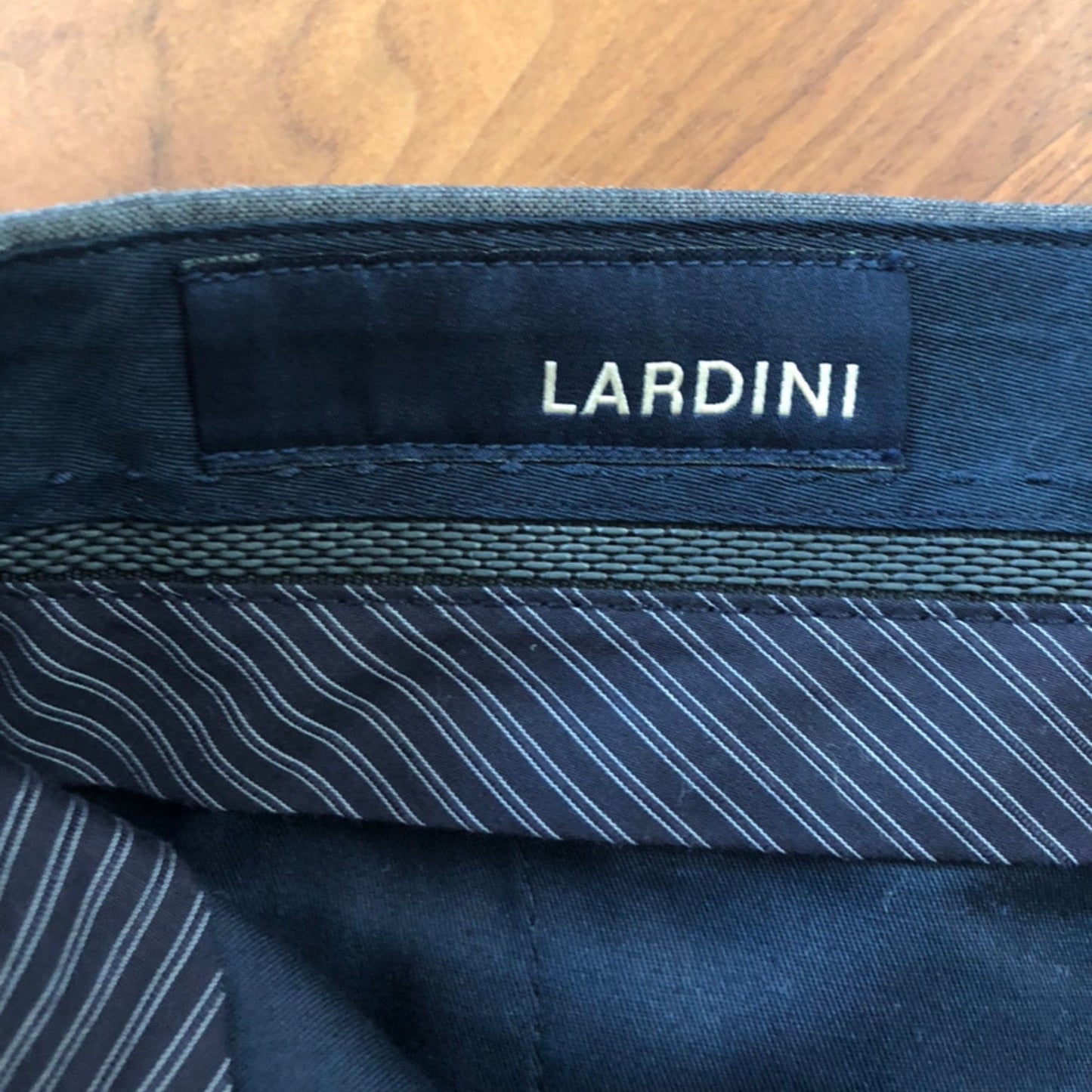 LARDINIラルディーニグレーストライプスーツ48