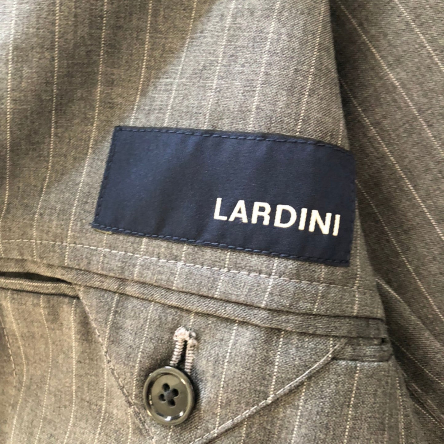 LARDINIラルディーニグレーストライプスーツ48
