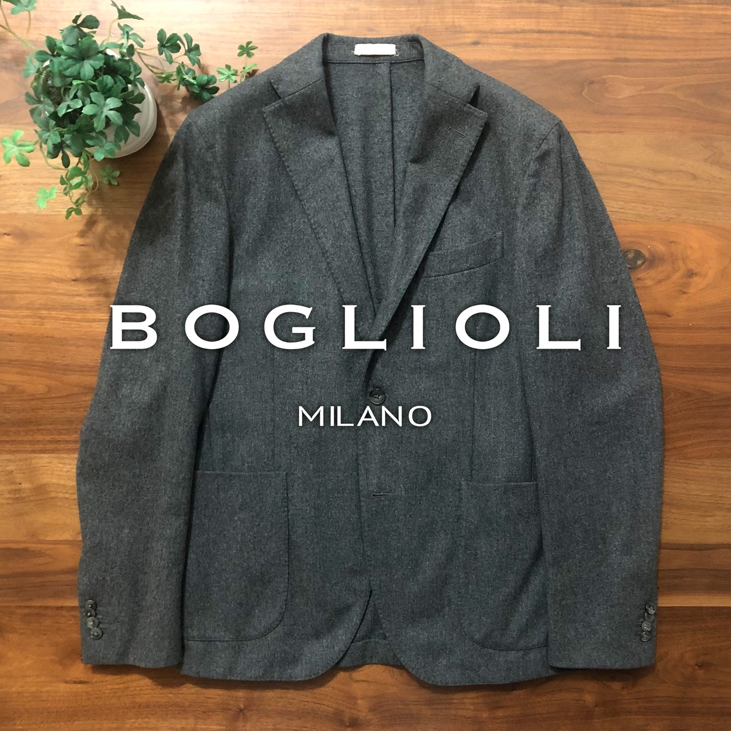 BOGLIOLIボリオリK jacket ケージャケット48グレー