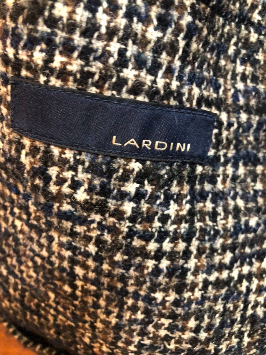 LARDINIラルディーニブークレジャケット44アズーロエマローネ