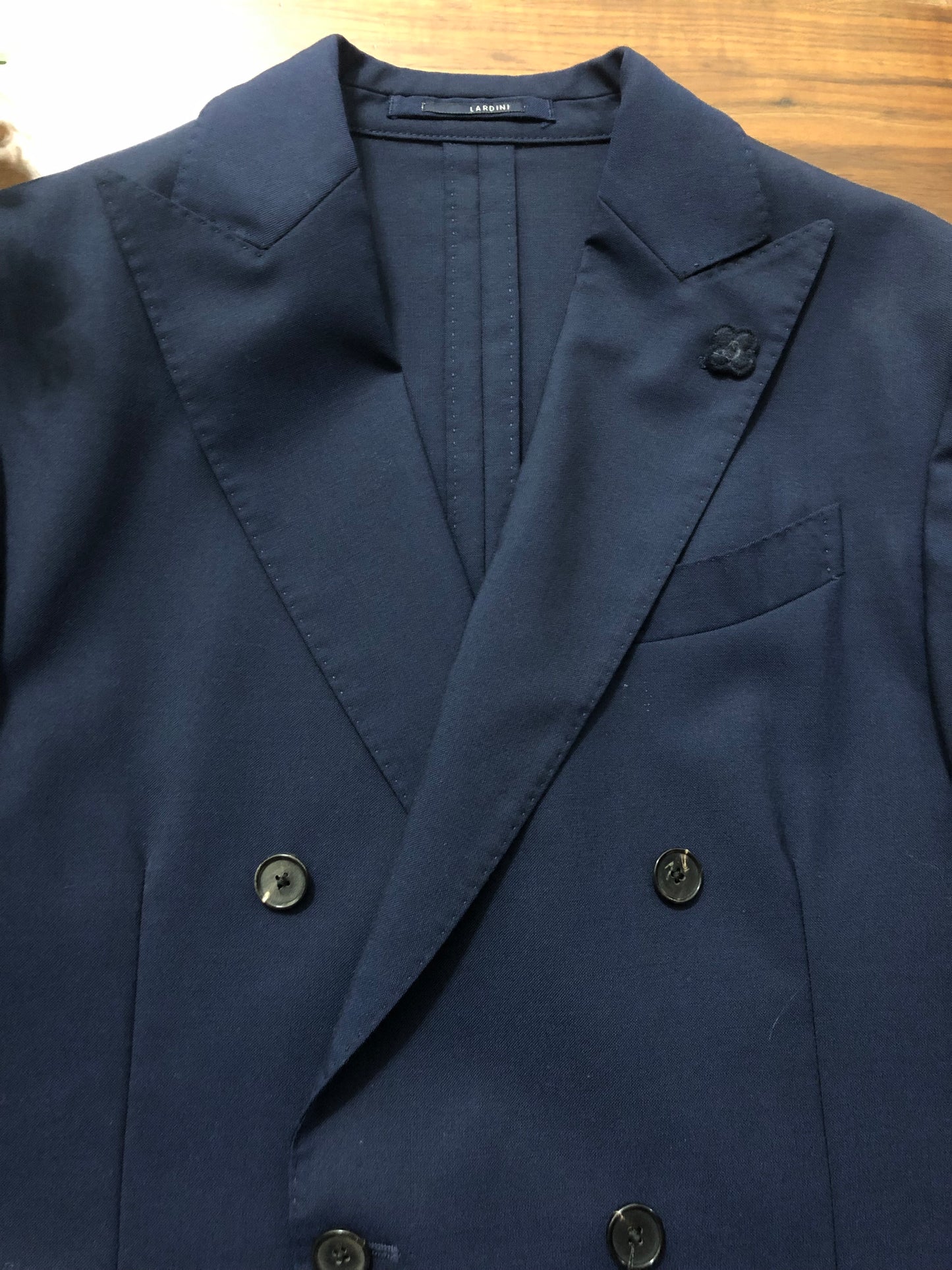 LARDINIラルディーニホップサックダブルネイビージャケット48