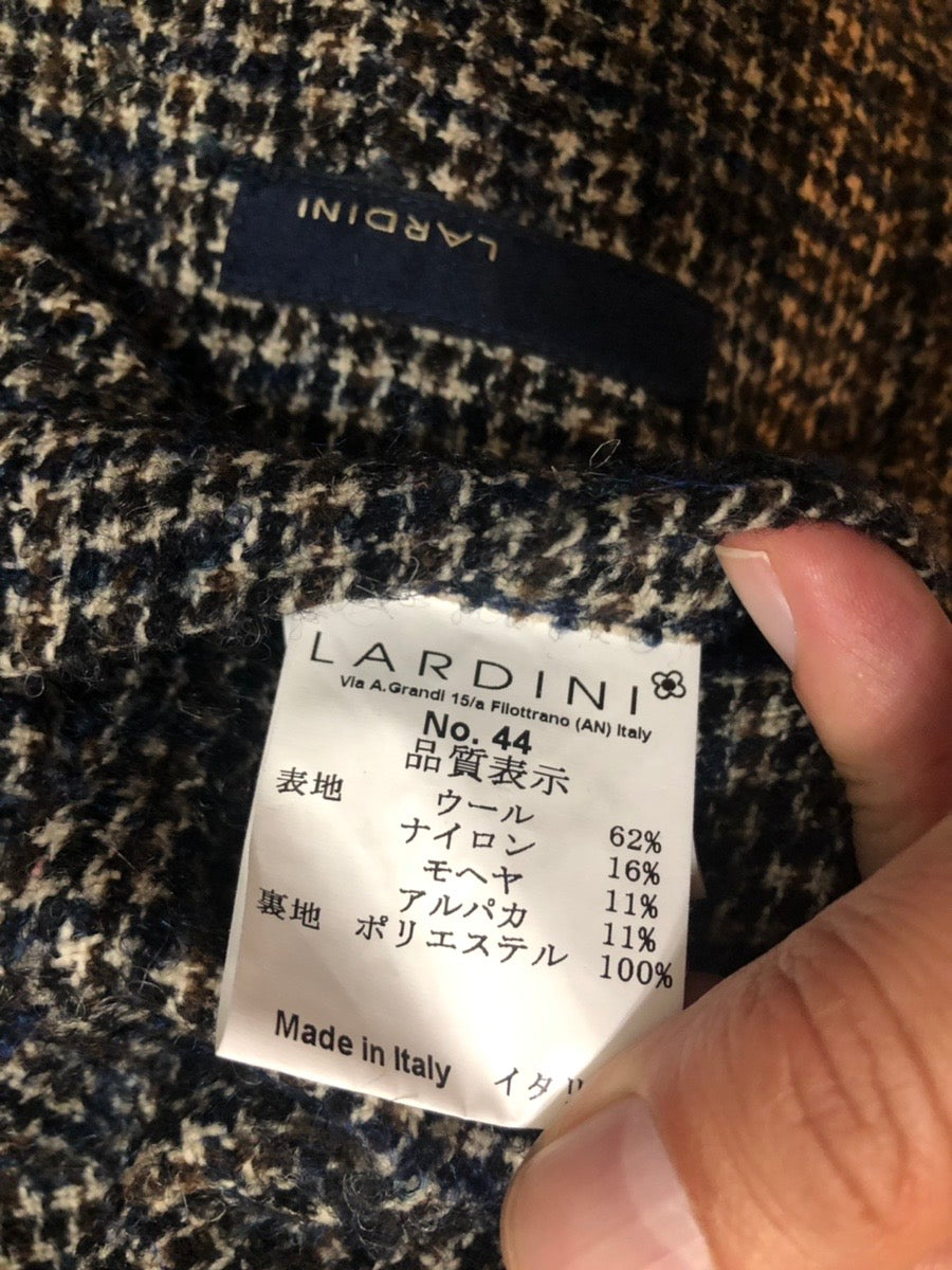 LARDINIラルディーニブークレジャケット44アズーロエマローネ