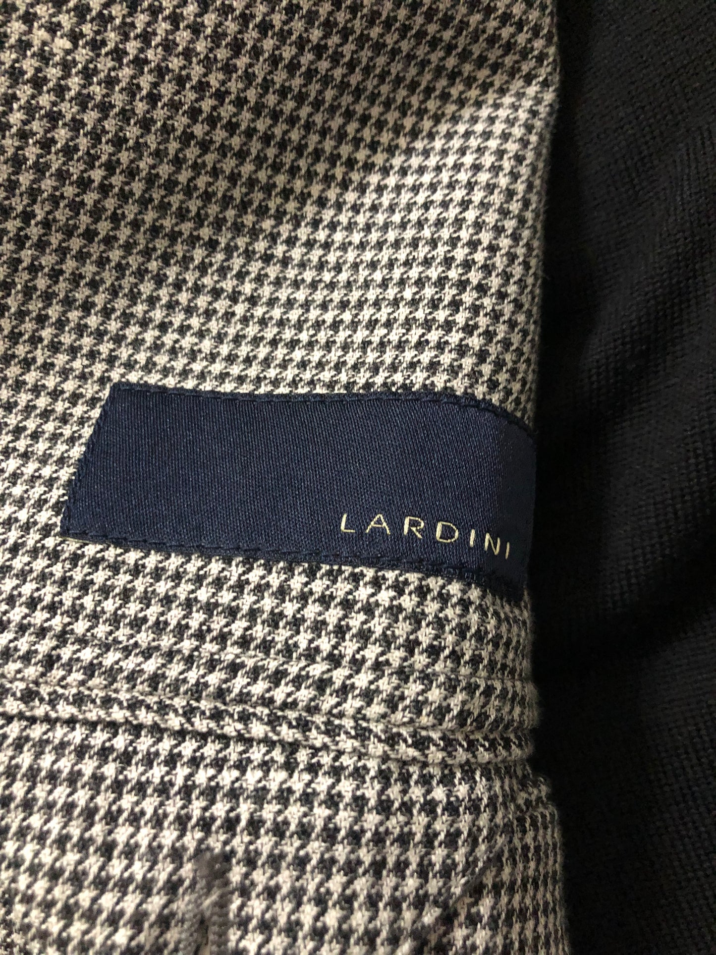 LARDINIラルディーニの千鳥格子(ハウンドトゥース)ジャケット44