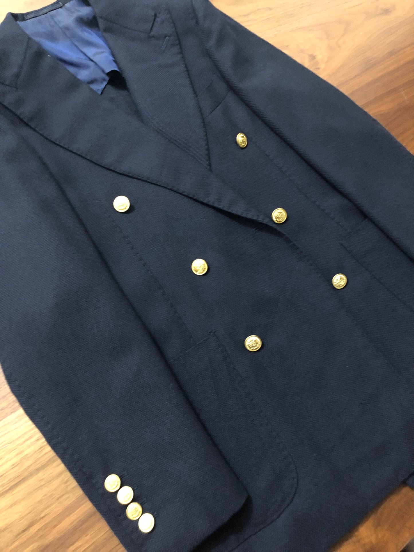 BEAMS Fビームスエフダブル金ボタンホップサックジャケット44