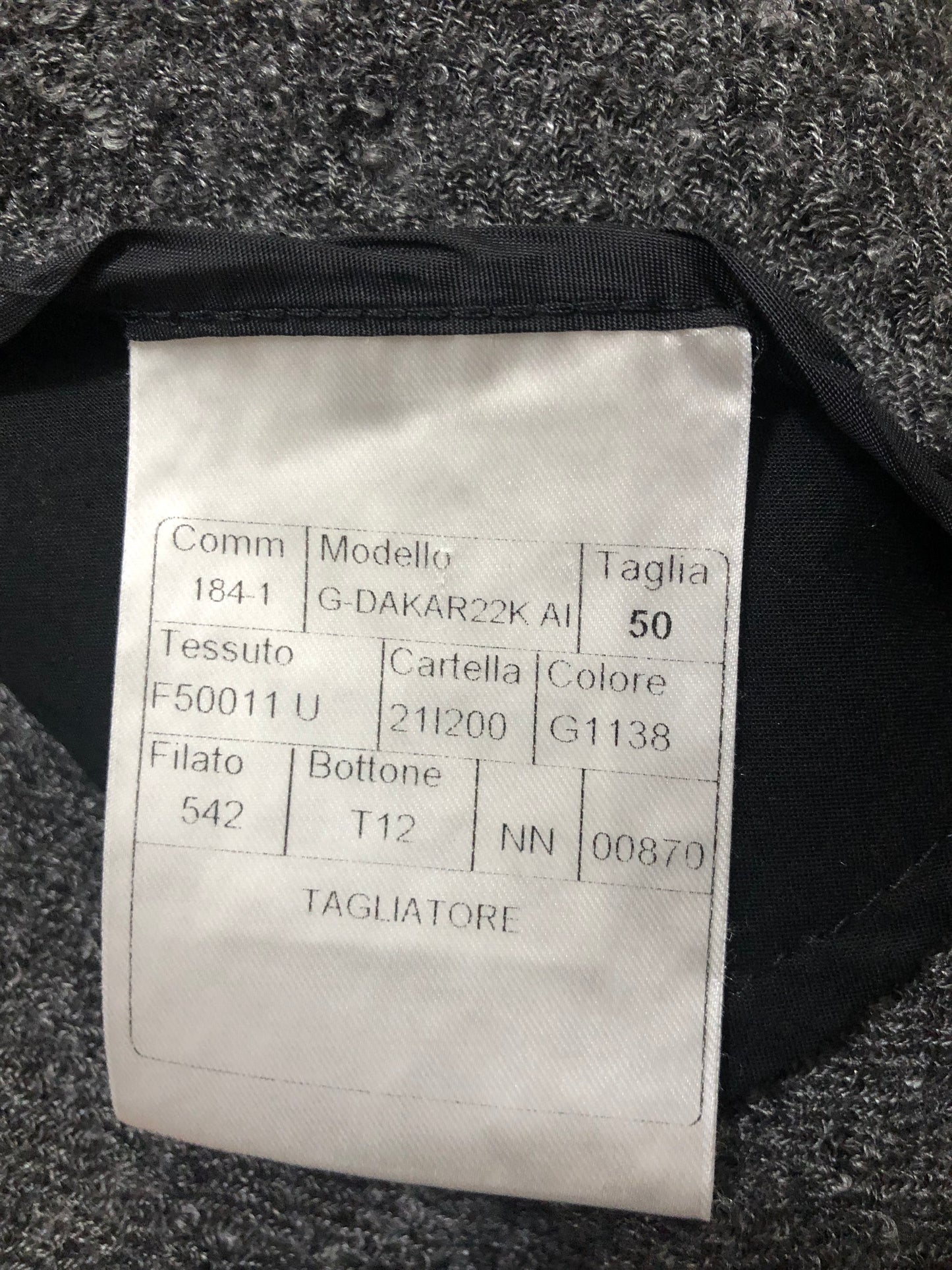 TAGLIATOREタリアトーレモンテカルログレージャケット50