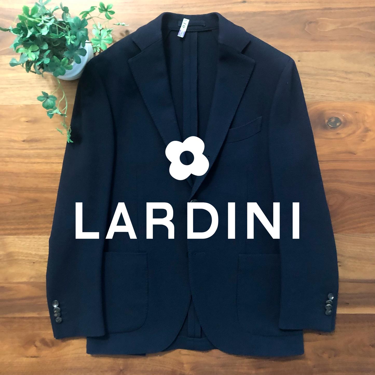 LARDINIラルディーニホップサックジャケット46ネイビー