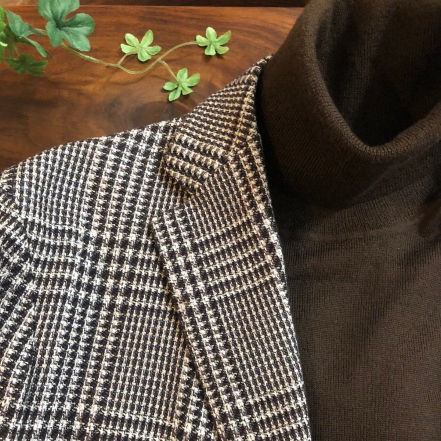 【美品/春夏】TAGLIATOREタリアトーレグレンチェックジャケット48