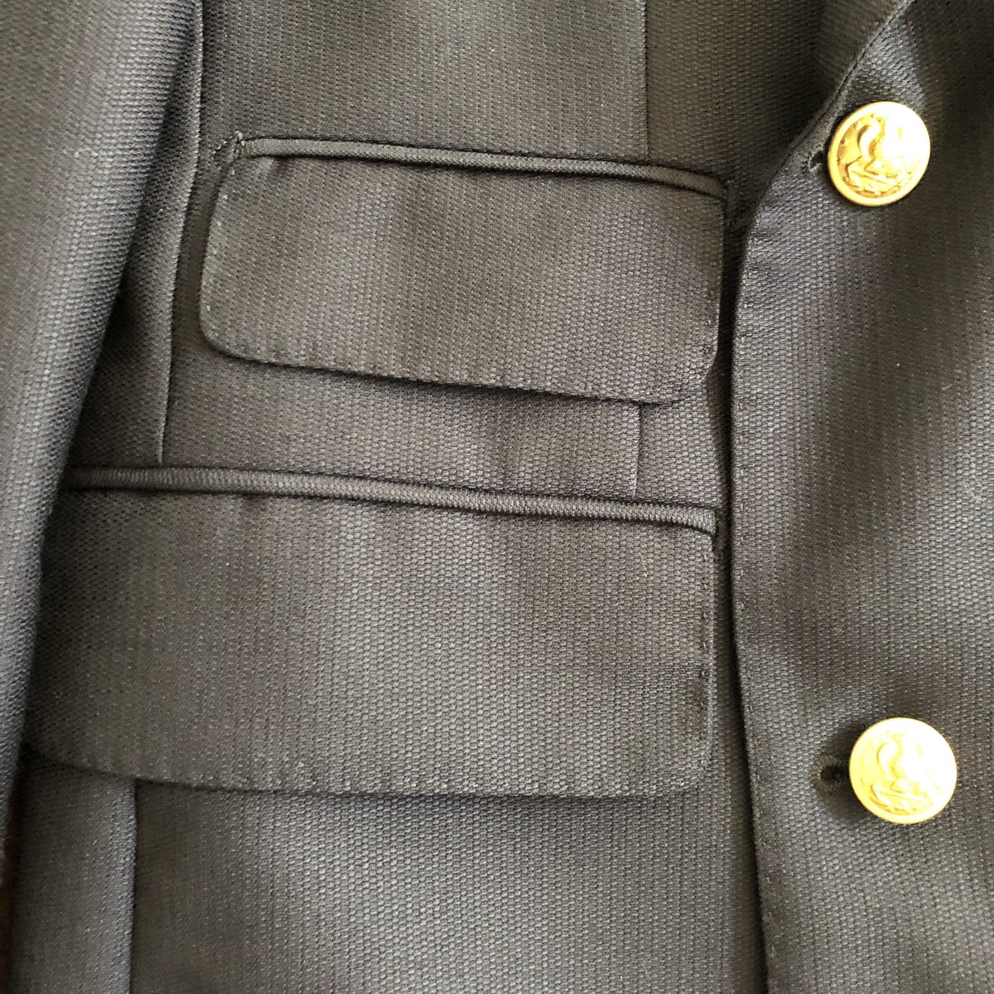 TAGLIATOREタリアトーレ金ボタンダブルネイビージャケット44