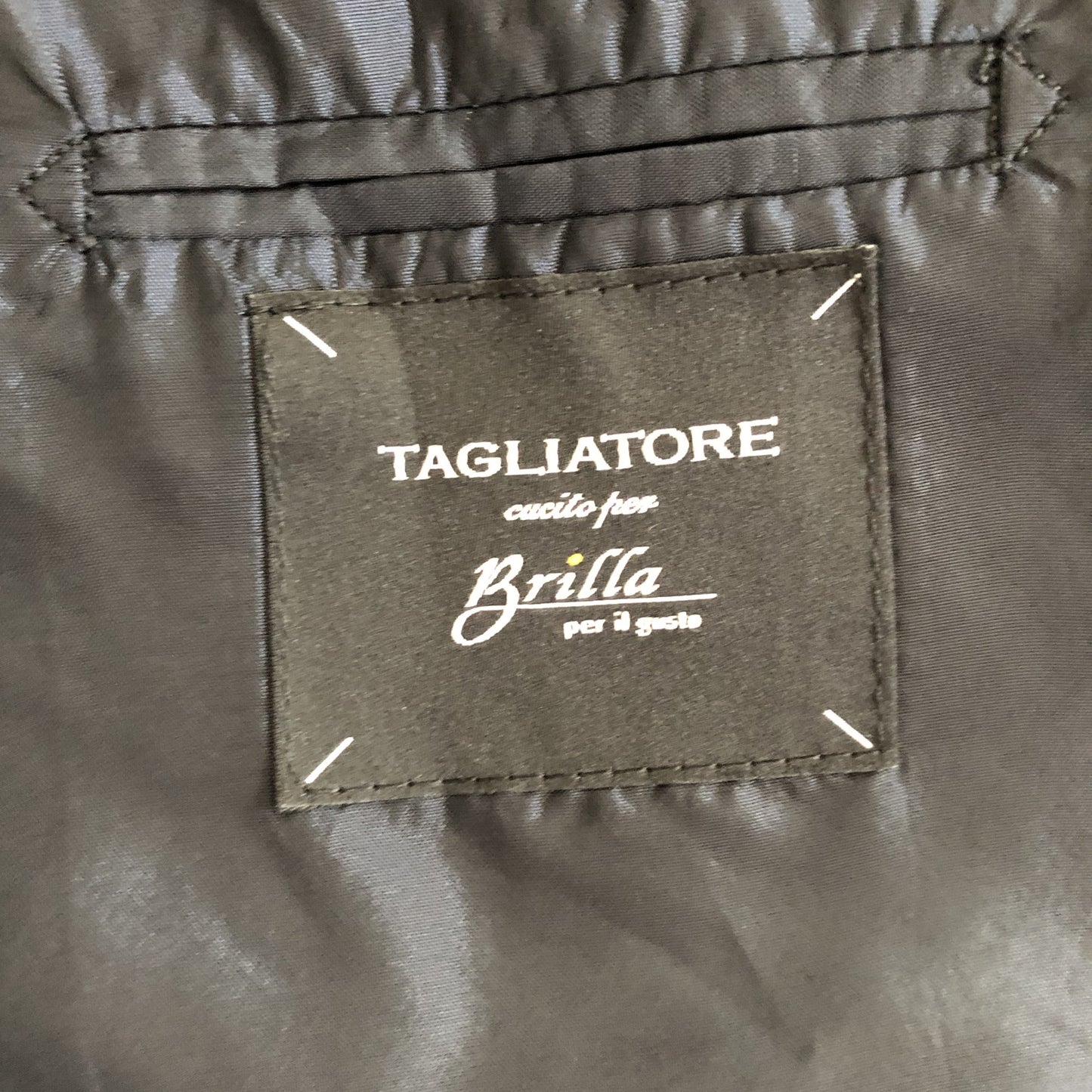 TAGLIATOREタリアトーレ金ボタンダブルネイビージャケット44