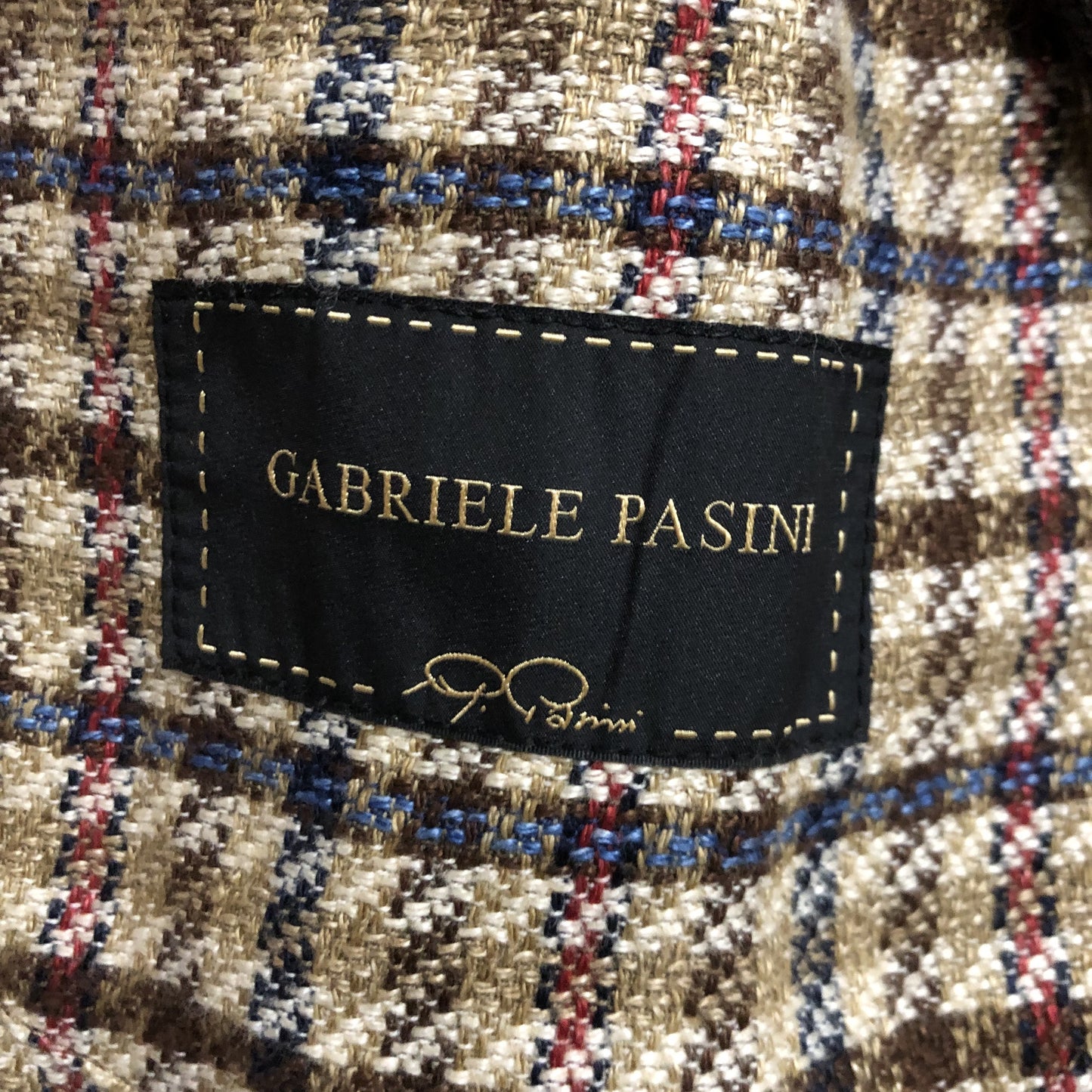 GABRIELE PASINIガブリエレパジーニチェックジャケット44