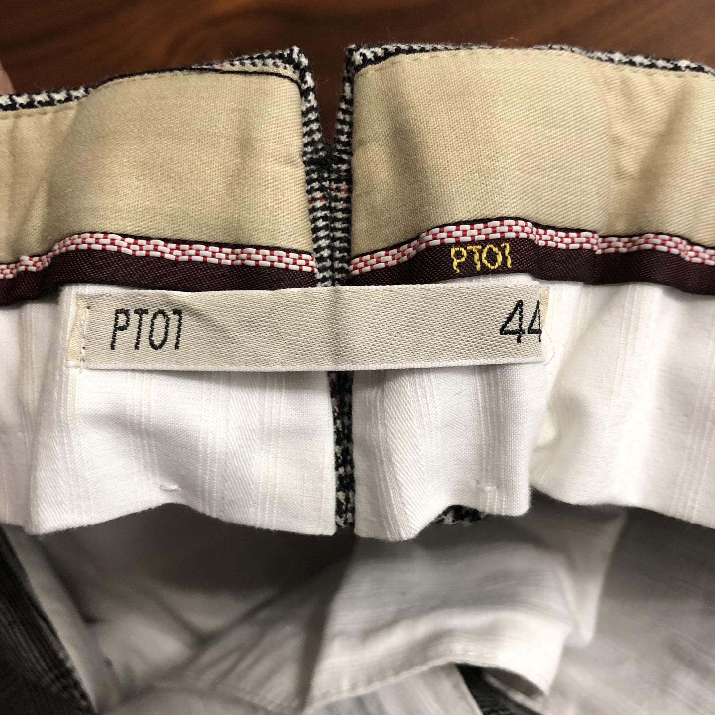 PT01 Gentleman fit チェックスラックス44
