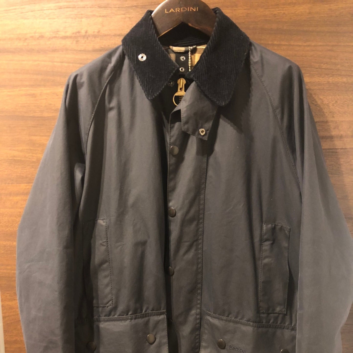 BARBOURバブアーBEAUFORTビューフォート40ネイビーWax付