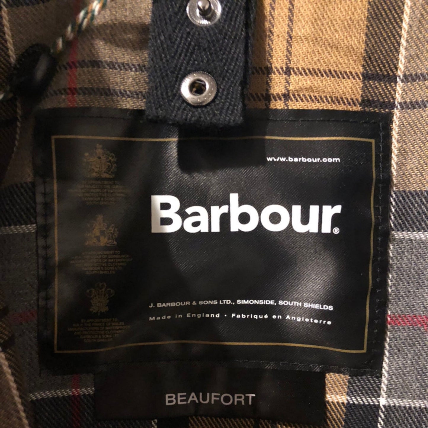 BARBOURバブアーBEAUFORTビューフォート40ネイビーWax付