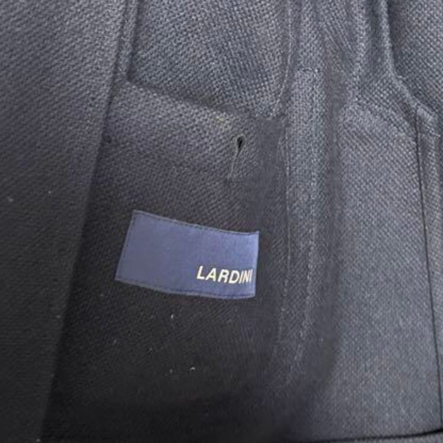 LARDINIラルディーニネイビーホップサックジャケット