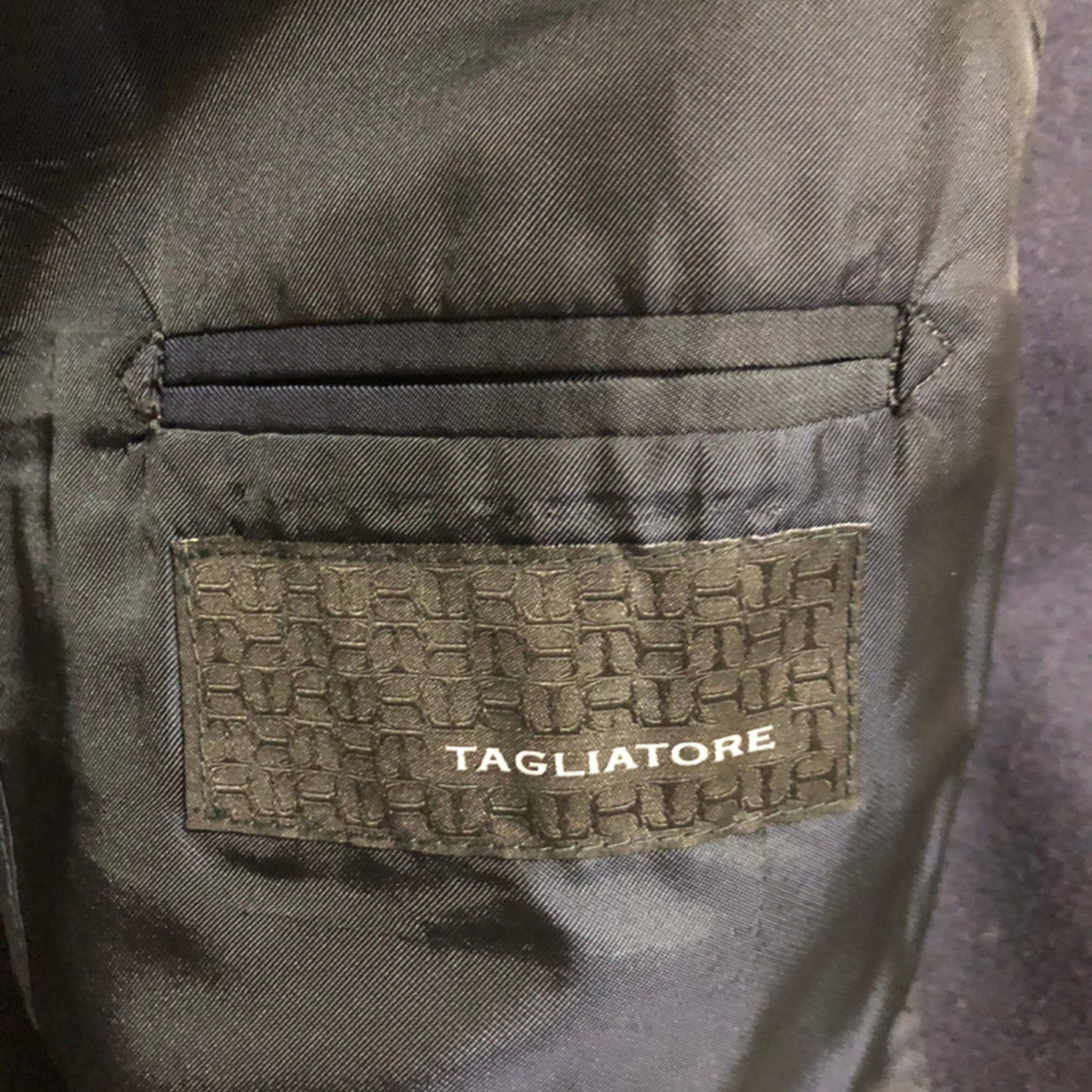 TAGLIATOREタリアトーレネイビー金ボタンダブルジャケット50