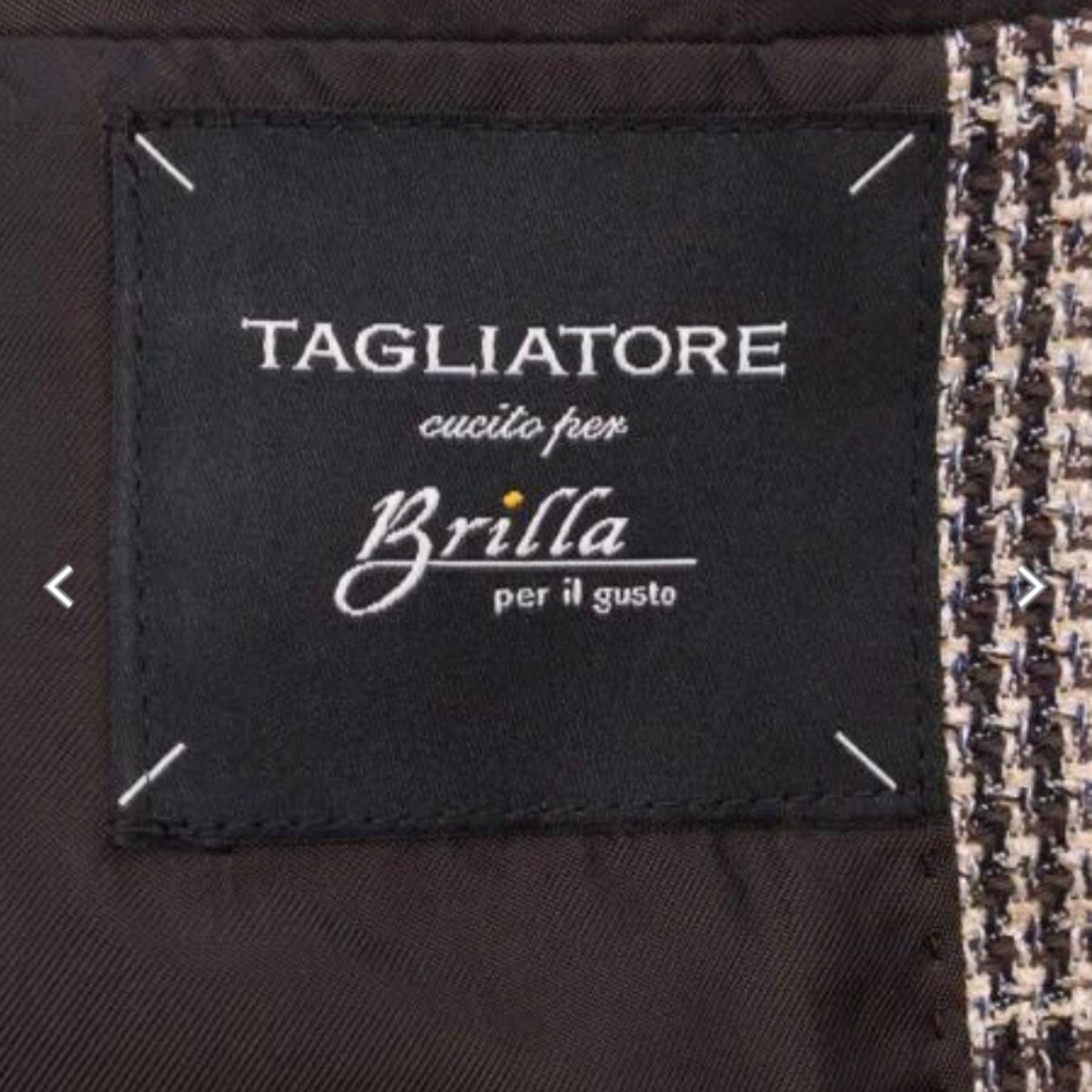 【美品/春夏】TAGLIATOREタリアトーレグレンチェックジャケット48