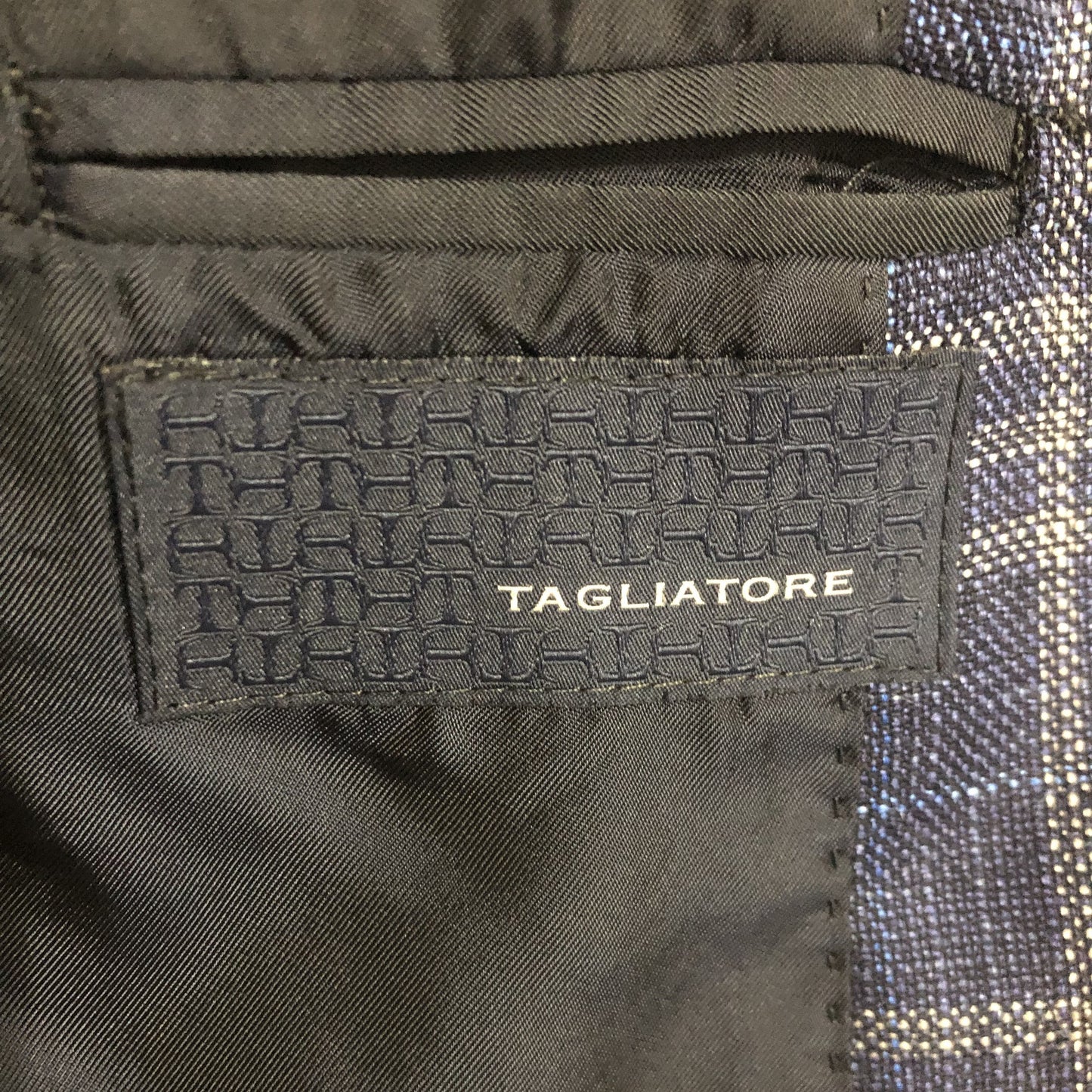 TAGLIATOREタリアトーレネイビー×ベージュジャケット48