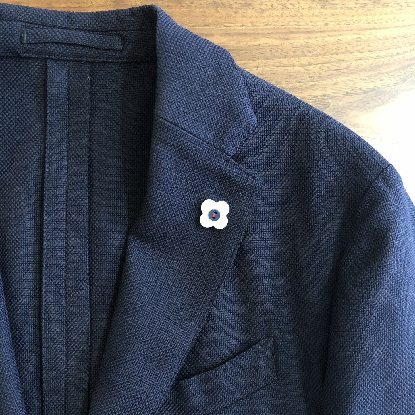 【超美品】LARDINIラルディーニeasy wearネイビージャケット48