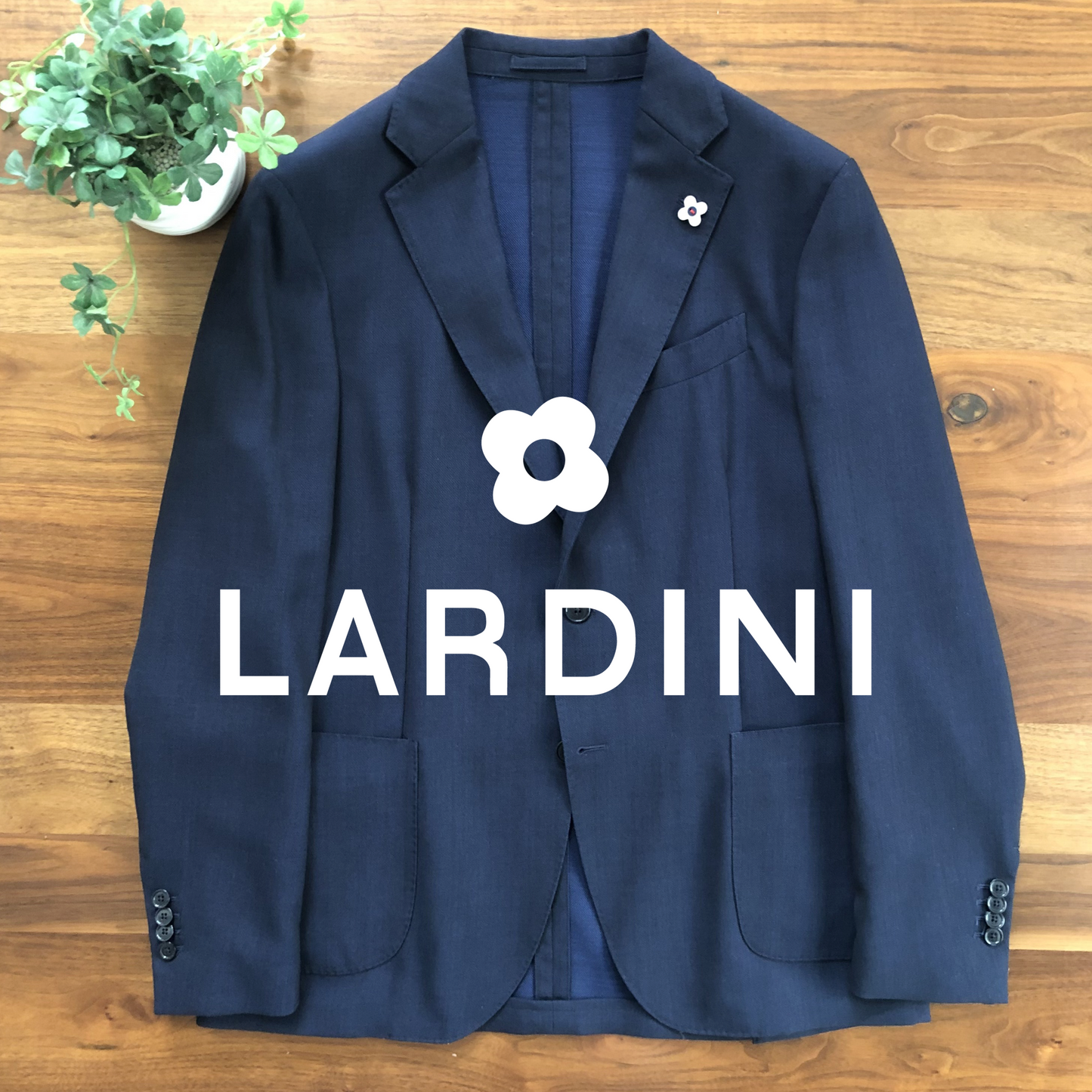 LARDINIラルディーニeasy wearネイビージャケット50