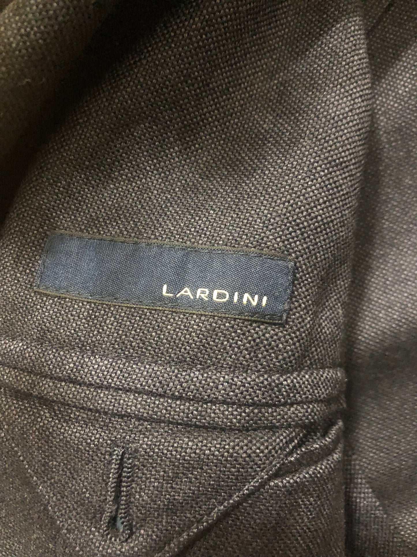 LARDINIラルディーニカシミア75%混ネイビージャケット46