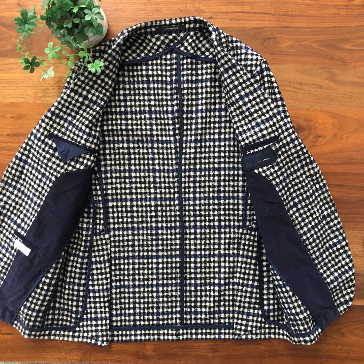 TAGLIATOREタリアトーレブロックチェックジャケット50