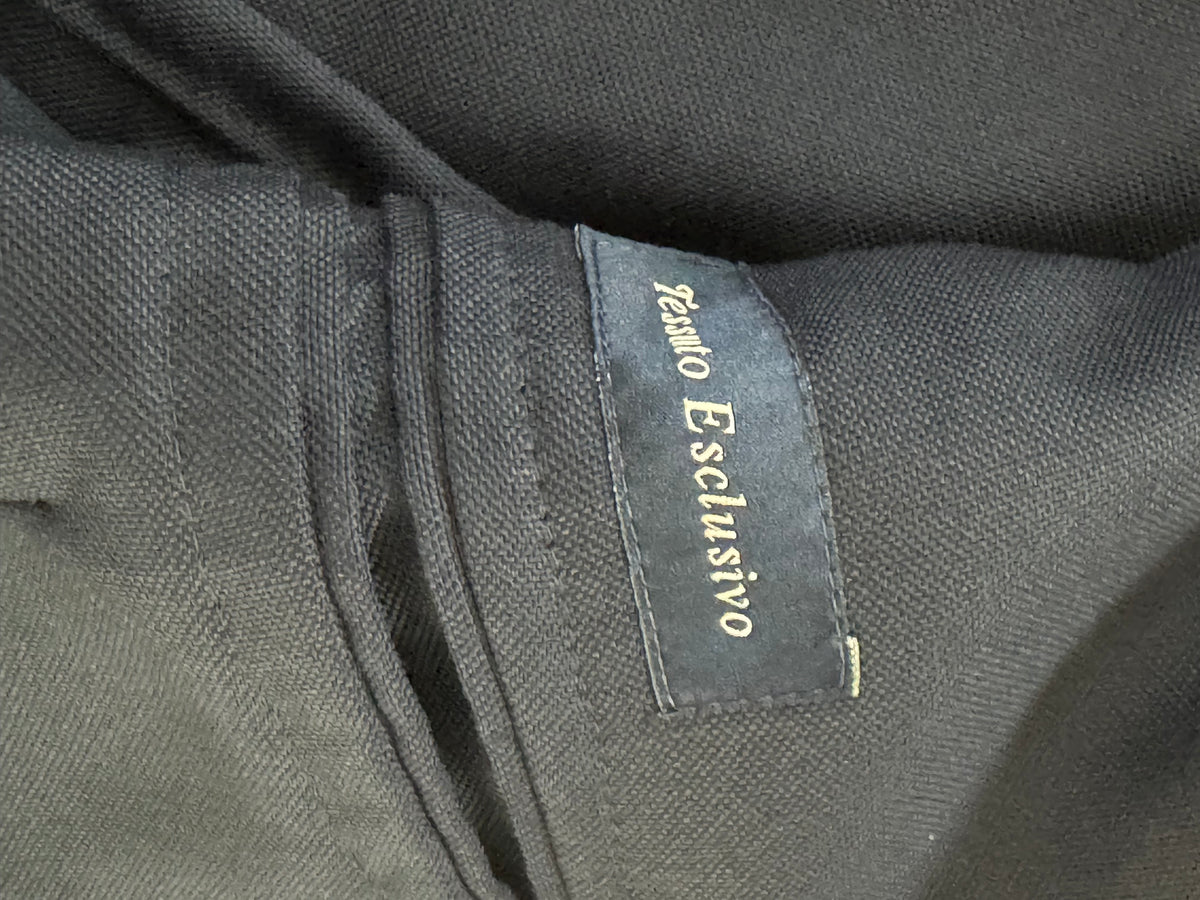 LARDINI ラルディーニ ネイビー ホップサックテーラードジャケット44