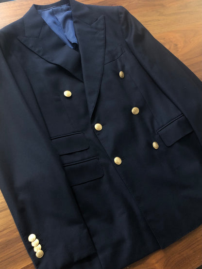 BEAMS Fビームスエフ金ボタンダブルホップサックジャケット46