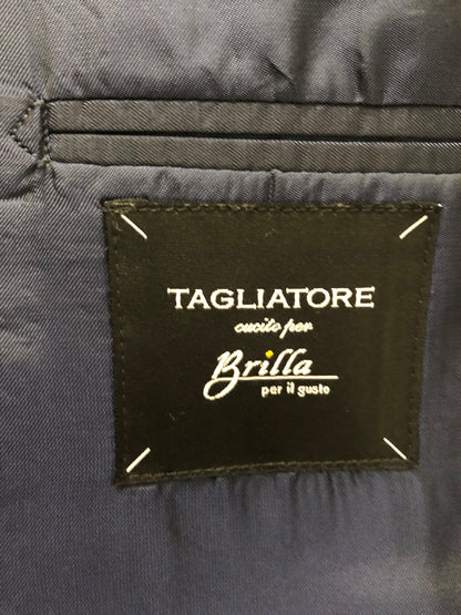 TAGLIATOREタリアトーレ金ボタンダブルジャケット46ネイビー