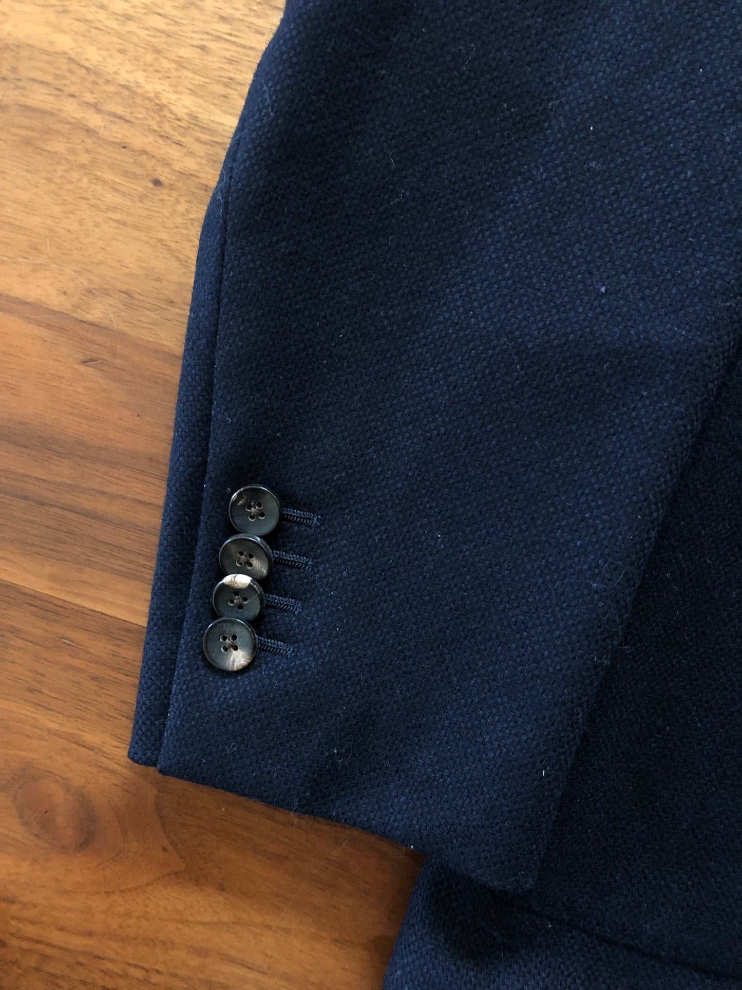 LARDINIラルディーニネイビーホップサップジャケット44