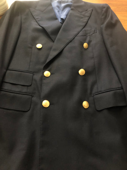 BEAMS Fビームスエフ金ボタンダブルホップサックジャケット46