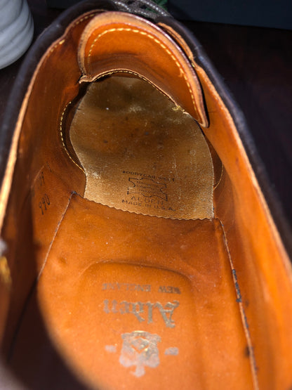 ALDENオールデン990プレーントゥバーガンディコードバン11D