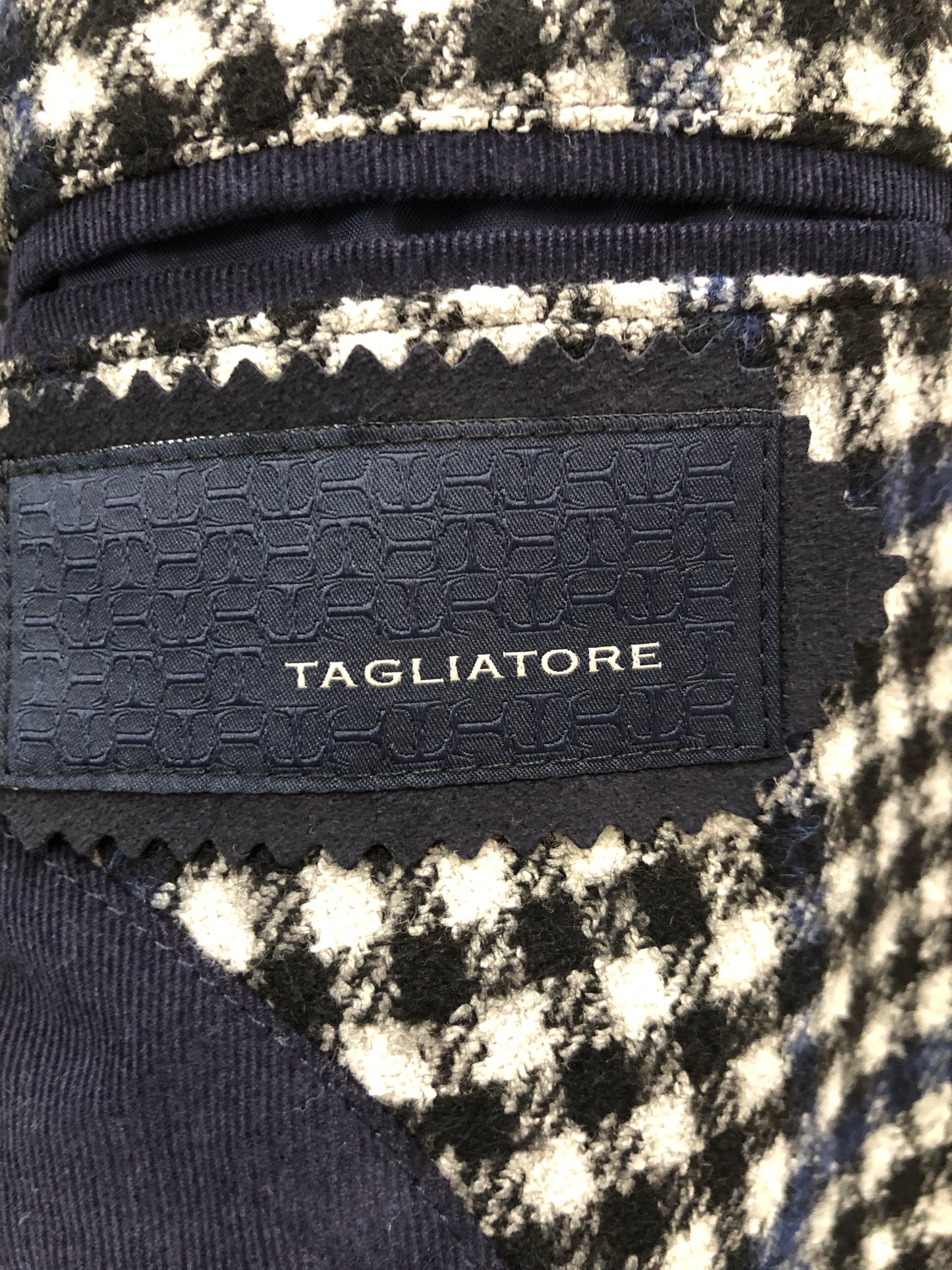 TAGLIATOREタリアトーレブロックチェックジャケット50