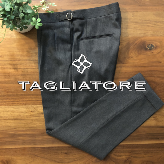 TAGLIATOREタリアトーレ2プリーツグレースラックス50