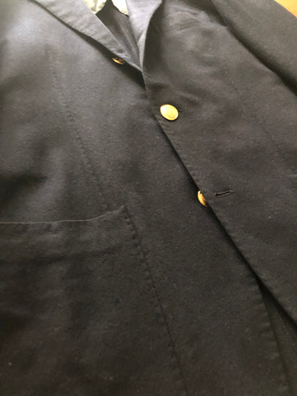 BEAMS FビームスエフネイビーフランネルジャケットLoro piana