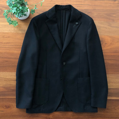 LARDINIラルディーニブラックホップサックジャケット50