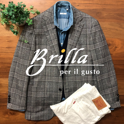 Brilla per il gustoグレンチェックジャケット48