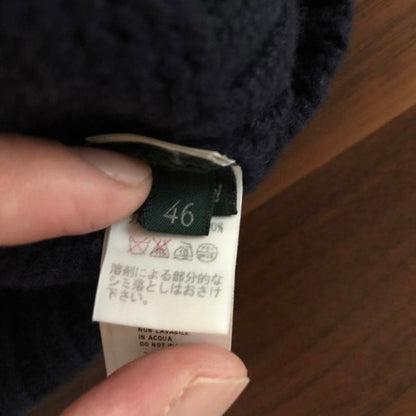 ZANONEザノーネKYOTOキョートカシミア100%ネイビー46