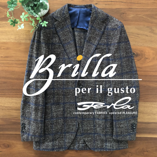 Brilla per il gustoブリッラブラウンジャケット44