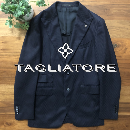 TAGLIATOREタリアトーレヴェスビオネイビージャケット44