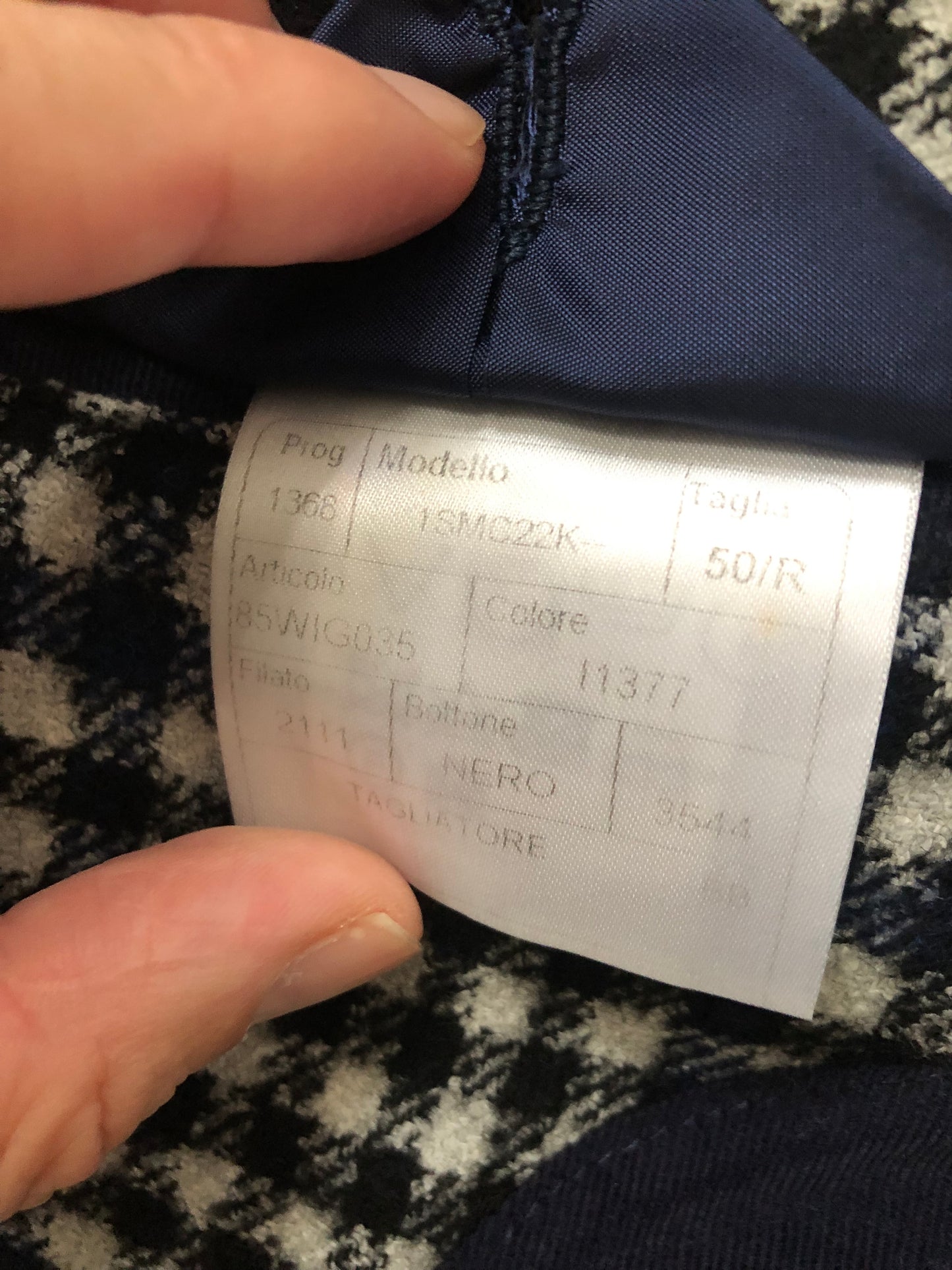 TAGLIATOREタリアトーレブロックチェックジャケット50