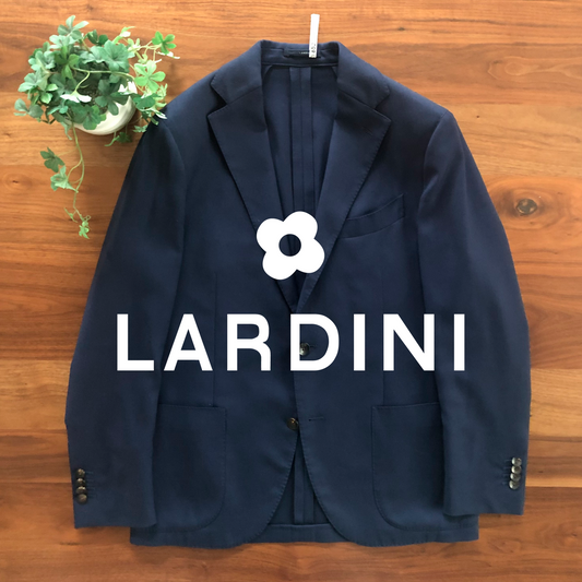 LARDINIラルディーニネイビーホップサックジャケット48