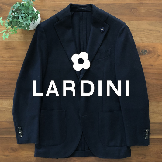LARDINIラルディーニネイビーホップサップジャケット44