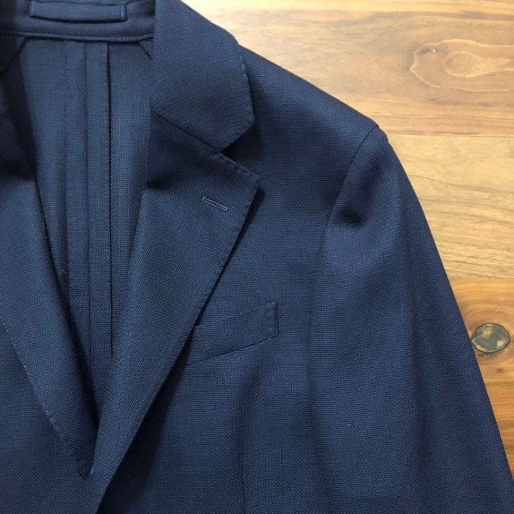 LARDINIラルディーニホップサックジャケット44ネイビー最新ロゴ