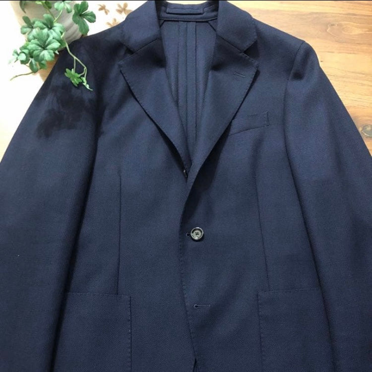 LARDINIラルディーニホップサックジャケット44ネイビー最新ロゴ