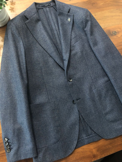 LARDINIラルディーニドットチェックネイビージャケット50