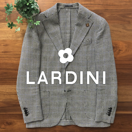 LARDINIラルディーニグレンチェックジャケット50